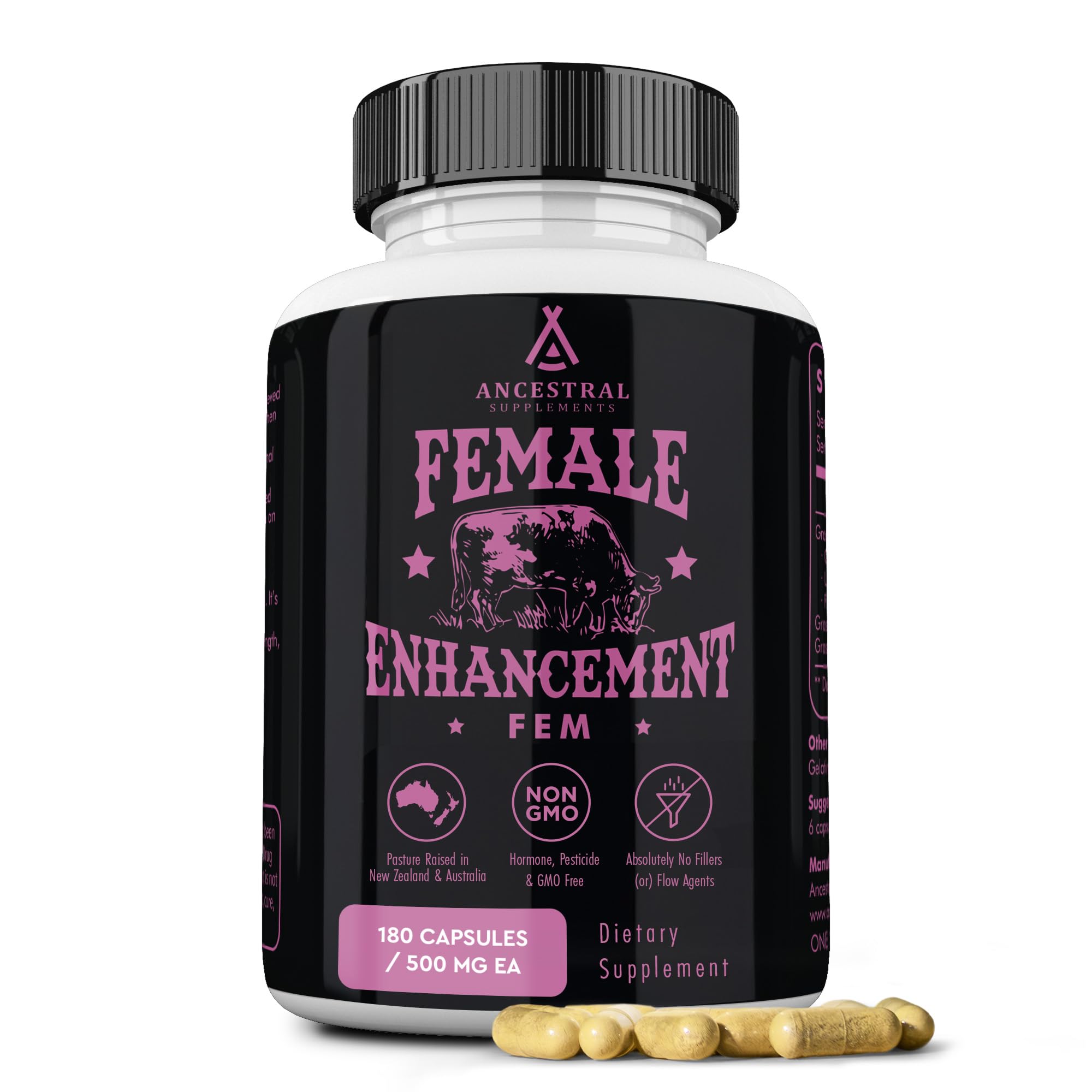 Beef Organ Supplement for Women – Supports Hormone Balance, Energy & Wellness – Grass Fed, Pasture Raised Superfood – Liver, Heart, Kidney, Bone Marrow – Collagen, CoQ10, B12 – Female Support Blend