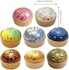 Squishiest Bun Dumplings with Steamer Box Dumpling Squishy 2026 9.5 cm Glitter Dumpling Steamer Giant Extra Large Squishies Dumplings Stress Relief Sensory Ball Kids & Adults (1 Orange)