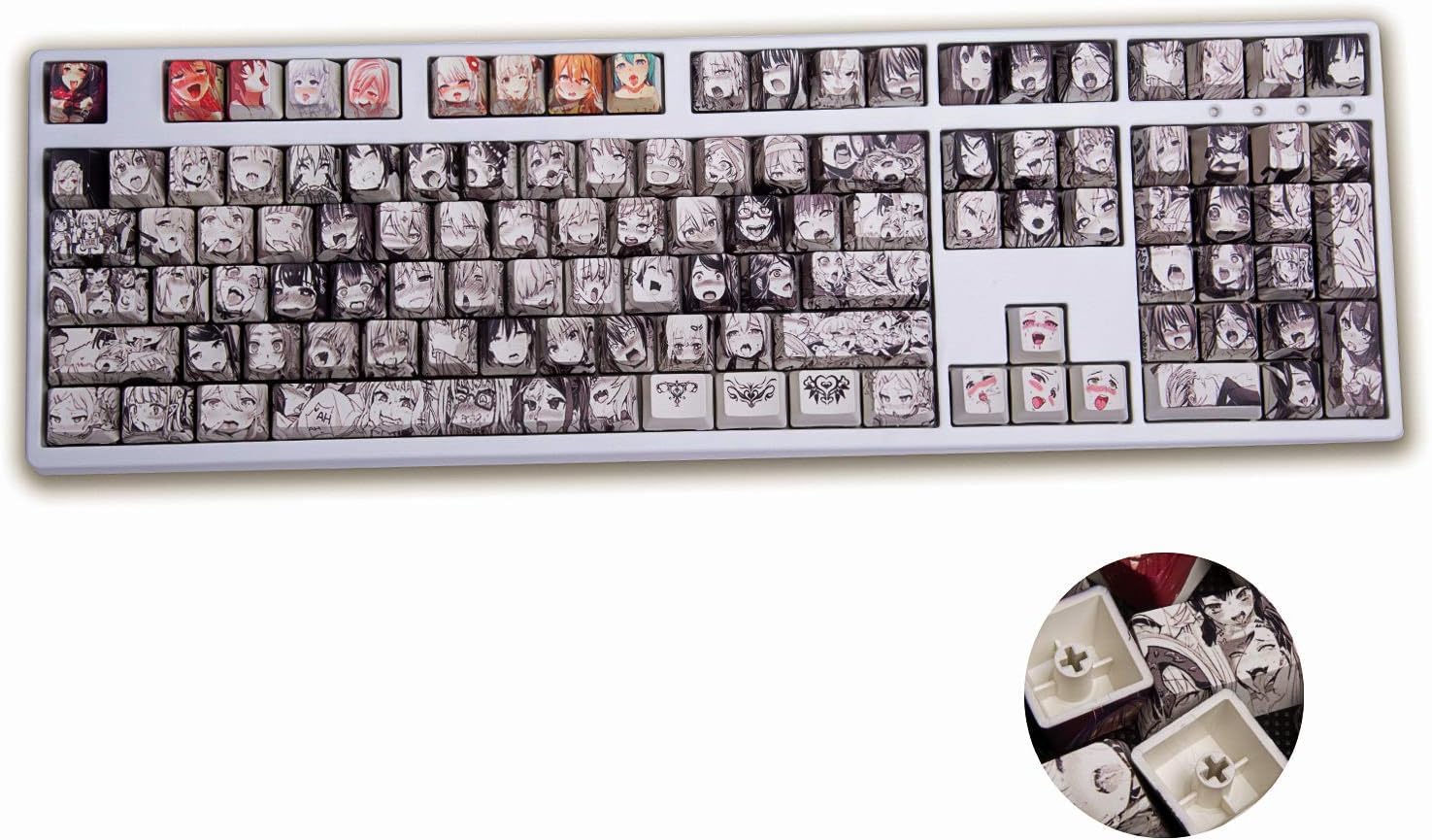 Keycaps OEM PBT 108 touches pour clavier mécanique Cherry Gateron Kailh