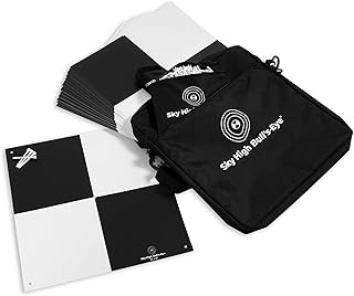 Disposable Ground Control Points (GCPs)/Aerial Targets for Aerial Mapping & Surveying (100 Pack) ...