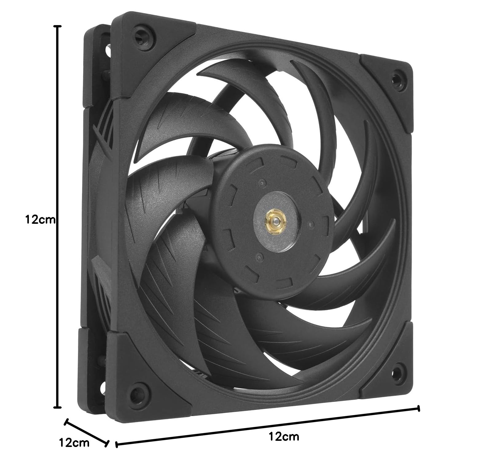 Mars Gaming MFD, Ventilador 120mm CHROMA RGB Dual Automático, Ultra Silencioso 14dB, Conexión Molex 4PIN, Sistema Antivibraciones, Transparente — view 106