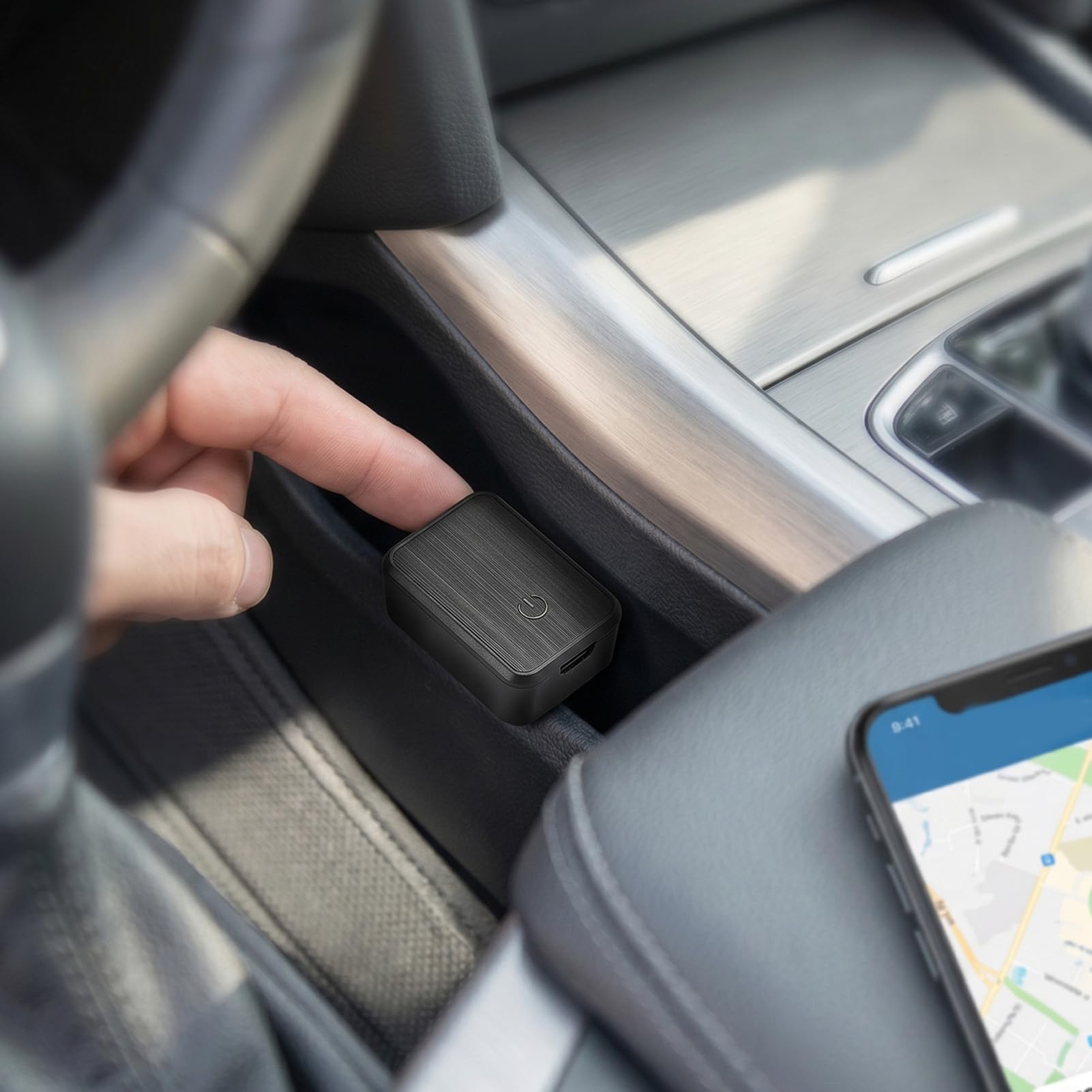 Sxhlseller Magnetische GPS-tracker – Mini – Waterdicht – Zonder Abonnement – Realtime Locatie Via App – Voor Auto, Fiets, Huisdier En Bagage