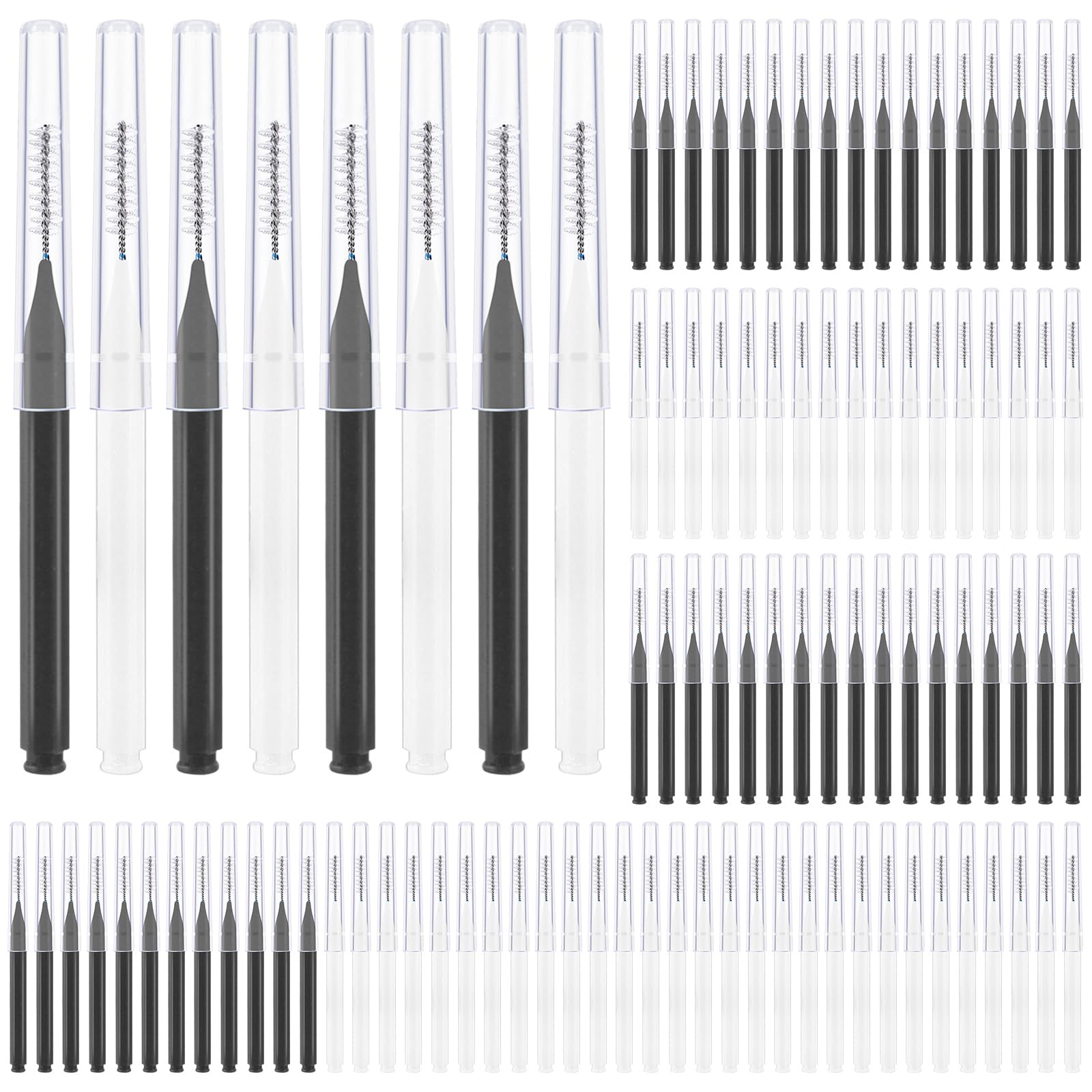 100 Pcs Interdental Brushes, Braces Flossers for Cleaner