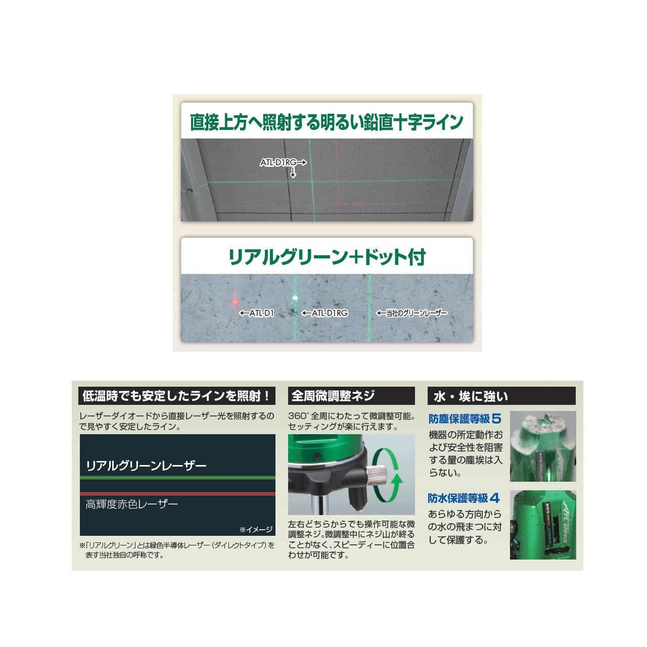 Amazon | ムラテックKDS ATL-D1RG ドットライン受光器三脚付 ATL 