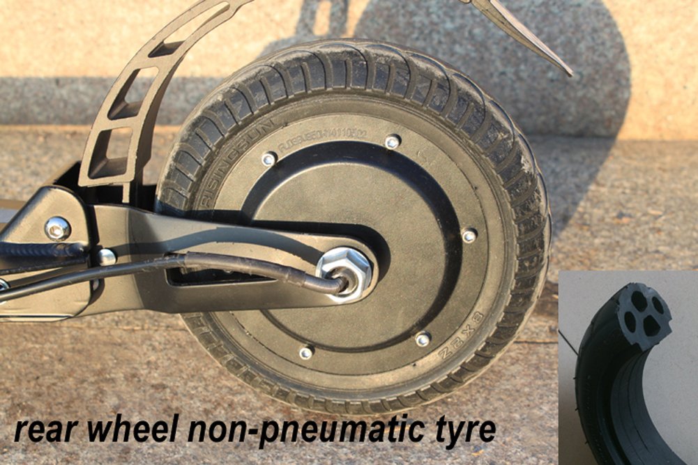 Lfaster 36V 350W Electric Scooter Conversion Kit 8 Inch Brushless Huv Motor Kit for Kick