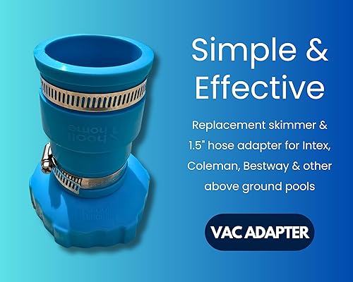 Miniatura 6 de Adaptador de manguera de vacío para piscina, conector de repuesto Intex Adapter B, se adapta a múltiples accesorios de manguera de desnatador de