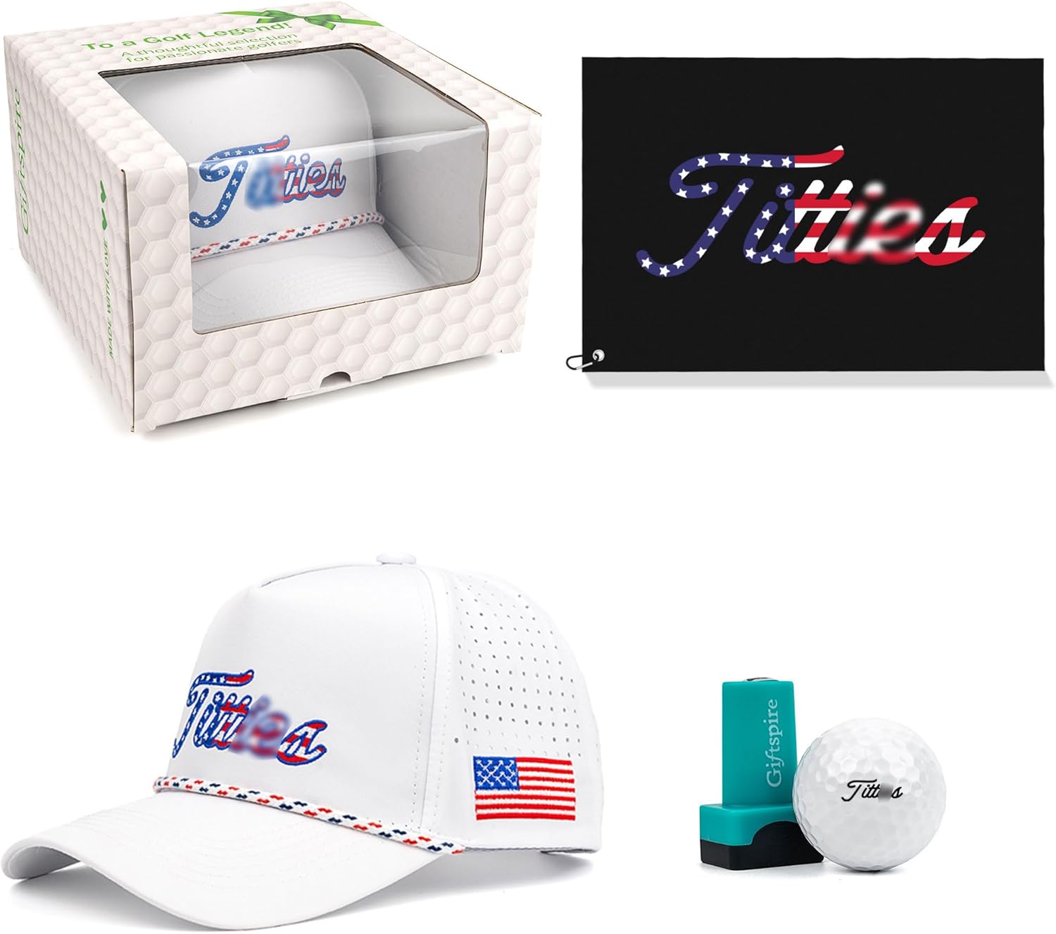 Funny Golf Ball Stamp, Monogram Marker for Easy Identify & Reusable Personalized Golfball Stamper Marking Tool - Humor Golf Accessories Gift for Golfers Dad Women & Retirement