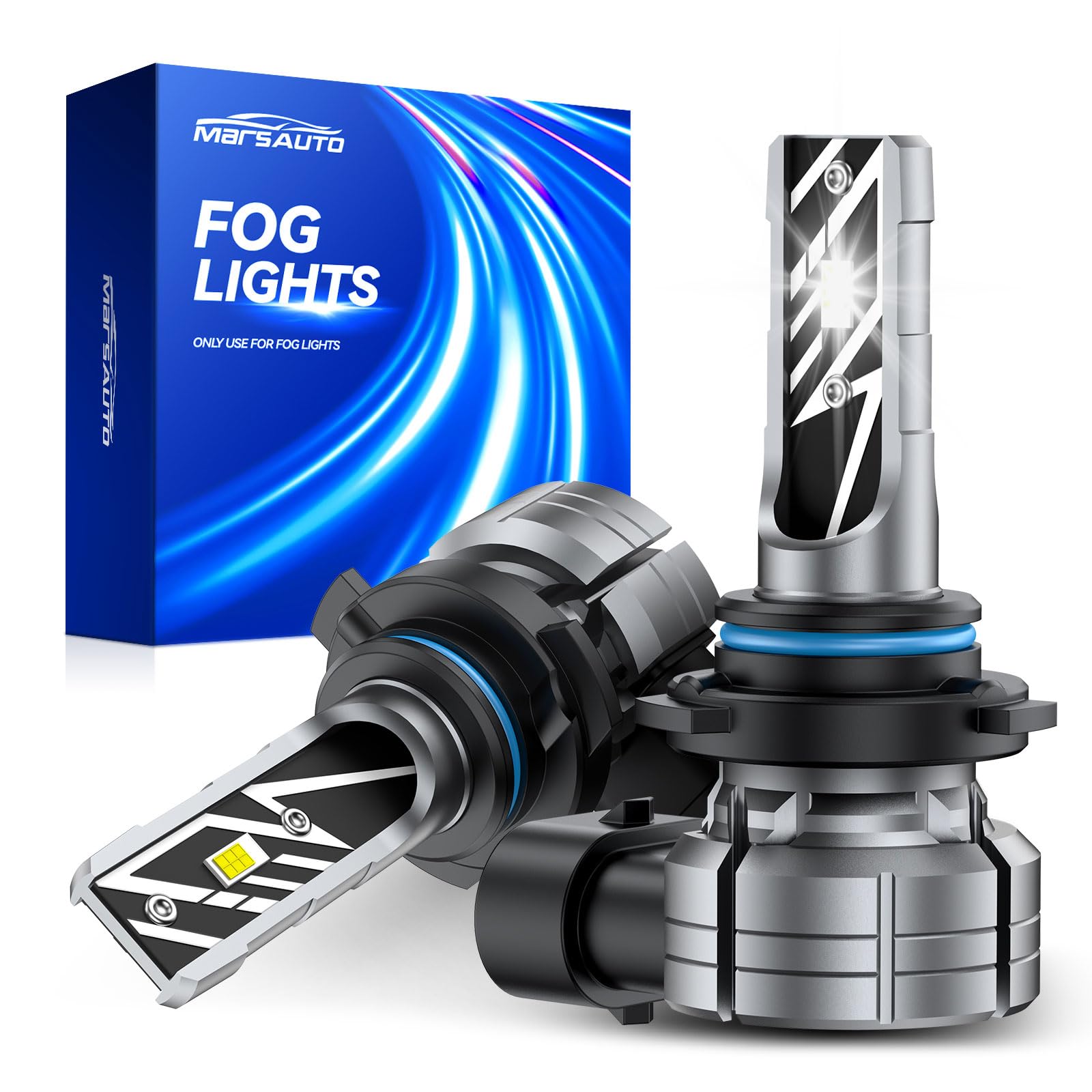 Marsauto 9006 LED Fog Light Bulbs, 18,000LM HB4 9006 LED Bulb