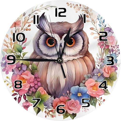 Miniatura 15 de Reloj de pared retro de madera con patrón de dardos, reloj de pared redondo de 10 pulgadas, silencioso, sin tictac, funciona con pilas, para sala de