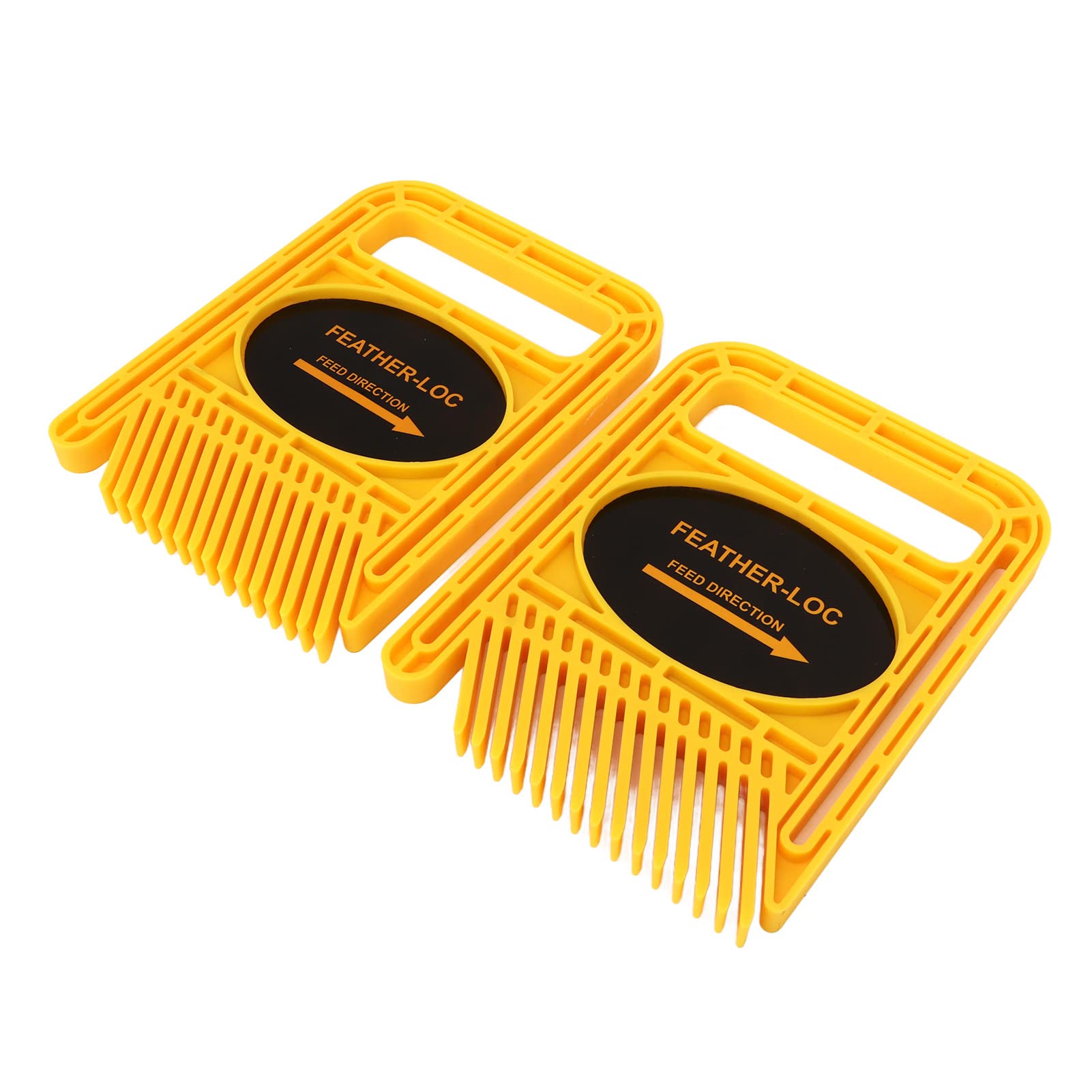 AMONIDA Dispositivo di Sicurezza per da Tavolo Esteso Regolabile Featherboard per Strumento per Recinzioni per la Lavorazione del Legno (YELLOW)