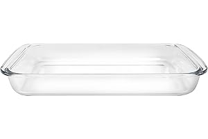 BOVADO 9x13 Glass Baking Dish: Premium Glassware for Home Chefs