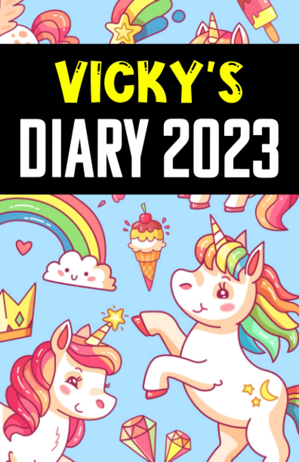 Vicky's Diary: Vicky Female Diary, Vicky Gift, Diary for Vicky, Vicky Christmas Gift, Vicky Birthday Present