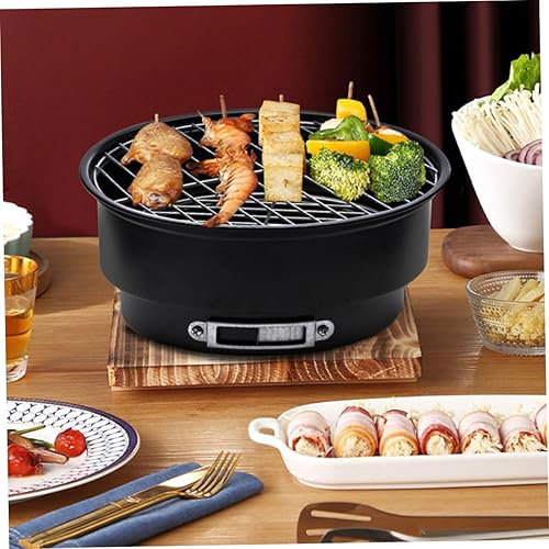 Miniatura 8 de GANAZONO Parrilla de barbacoa Juego de parrilla de acero inoxidable de viaje de acero inoxidable Parrilla de barbacoa