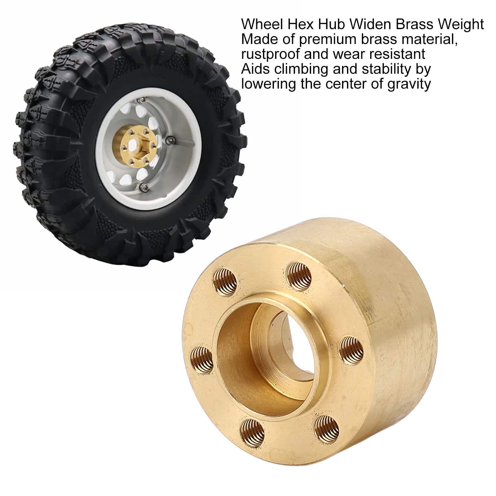 ADAPTATEUR D'EXTENSION 4 pièces 17 mm moyeu hexagonal de roue en