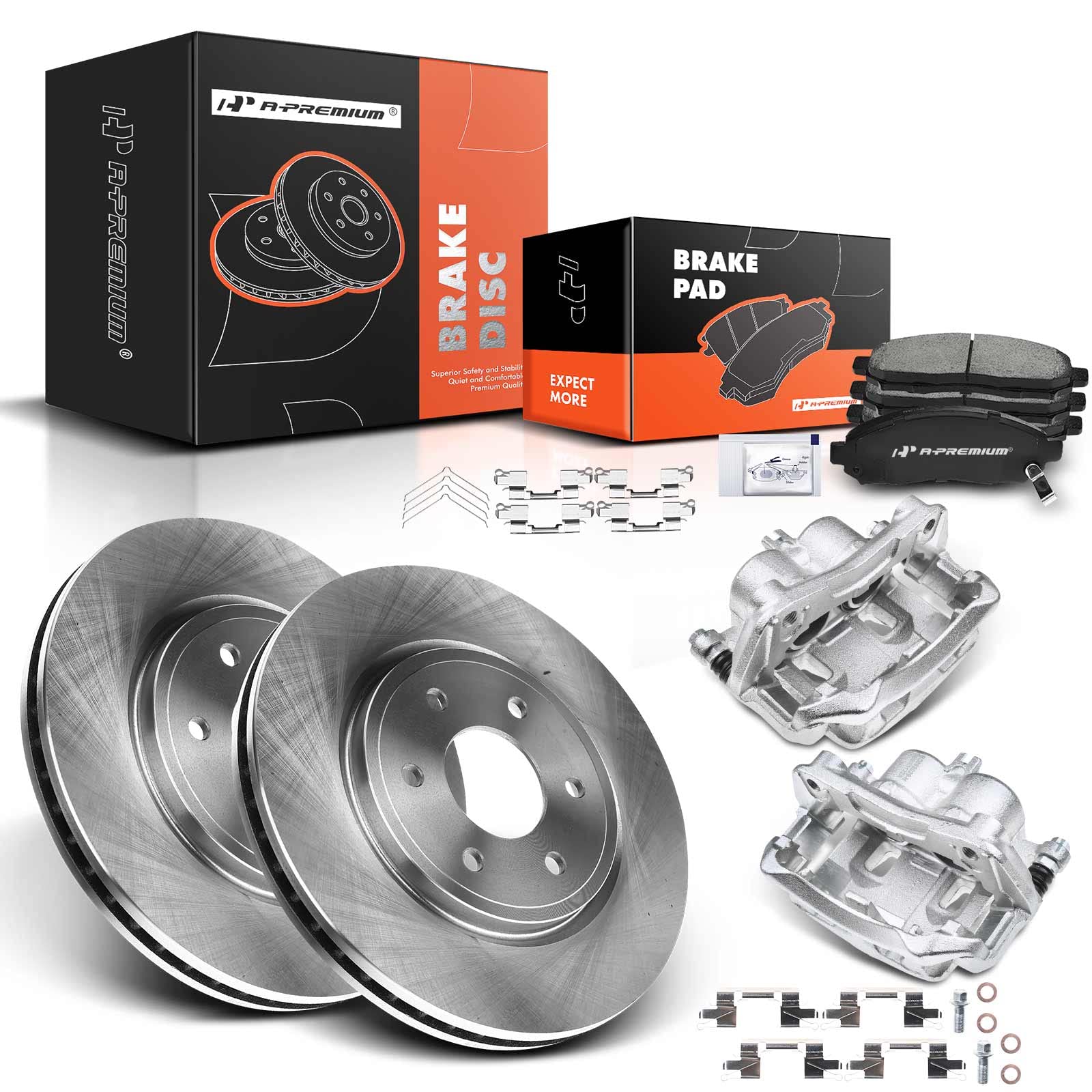 Cyleto Front And Rear Brake Pads For Polaris Scrambler 400 2X4 4X4 1998-2002 Scrambler 500 1998-2004 Trail Blazer 250 400 1999-2004 Magnum 325 Sportsman 335 500 1998-2004 2002