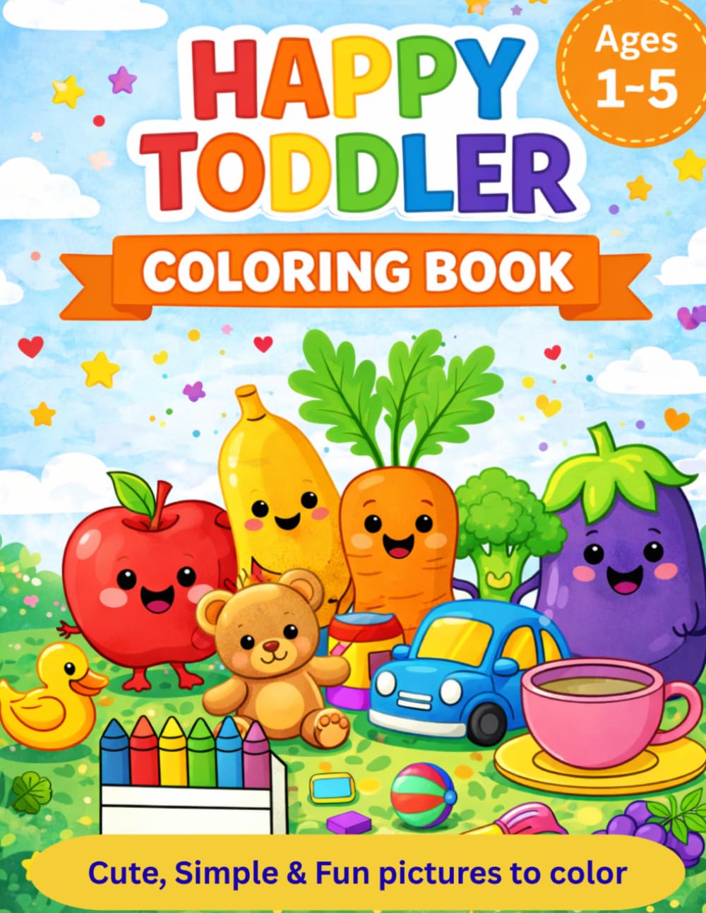 Happy Toddler Coloring Book