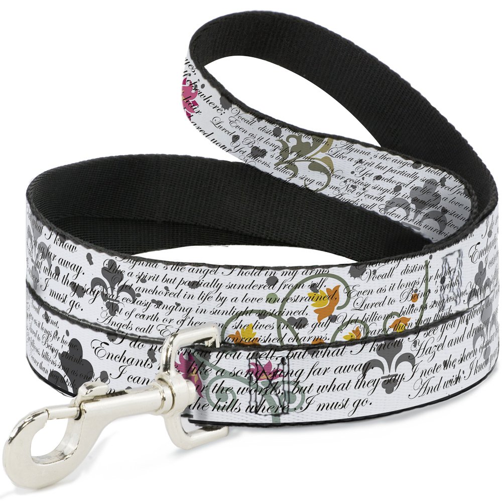 Pet Leash Buckle Down poèmes sangle large anti-douleur pour chien qui tire en laisse