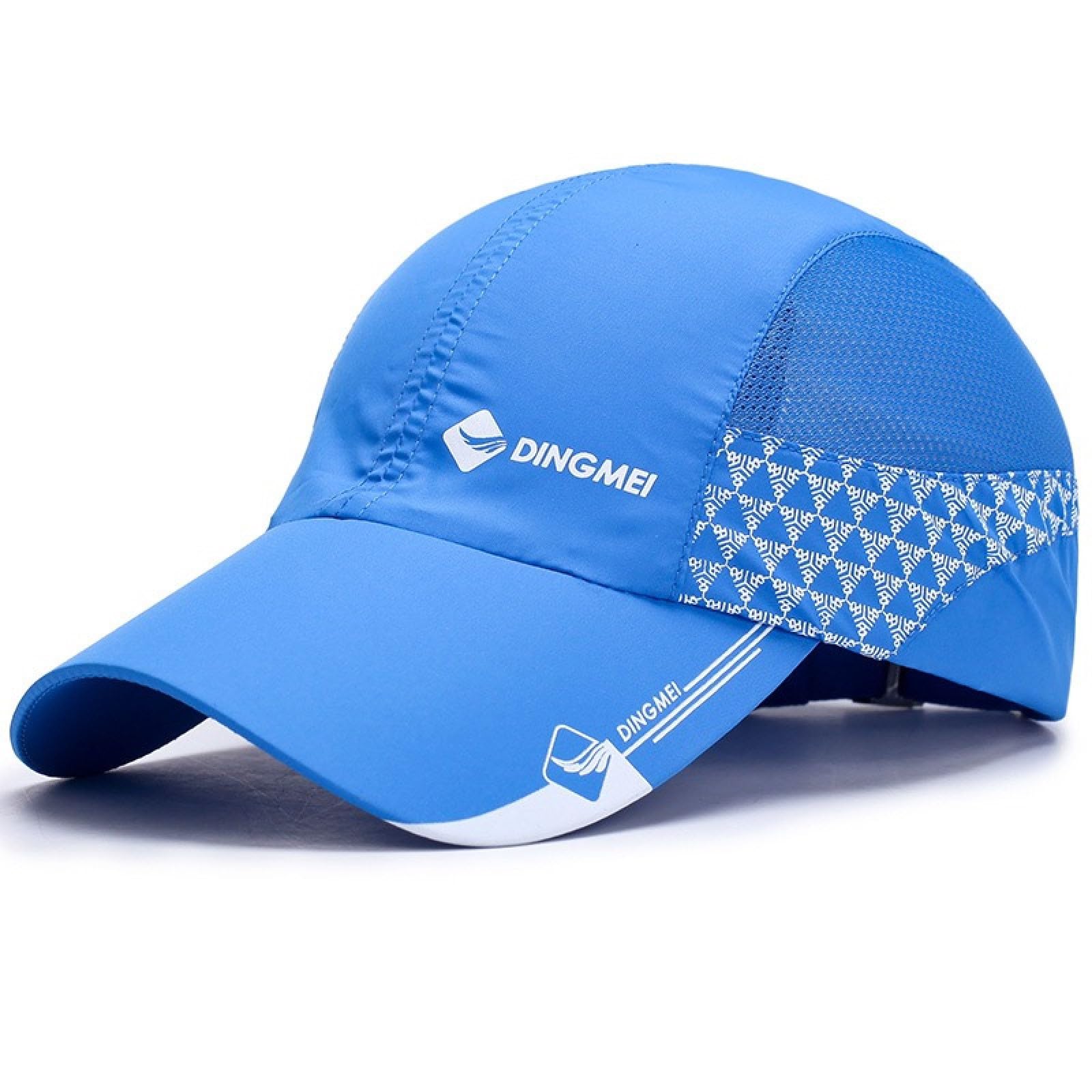 HaloHorus Curved Snapback Trucker Hat for Men Women, Adjustable Mesh Athletics Baseball Cap for Running, Fishing, Workout, Dfd-blue, One Size — image 1