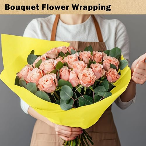 Vista 35 de RUSPEPA Rollo grande de papel de estraza de 30 x 393 pulgadas (32.8 pies), papel de regalo morado reciclable para envolver regalos de cumpleaños