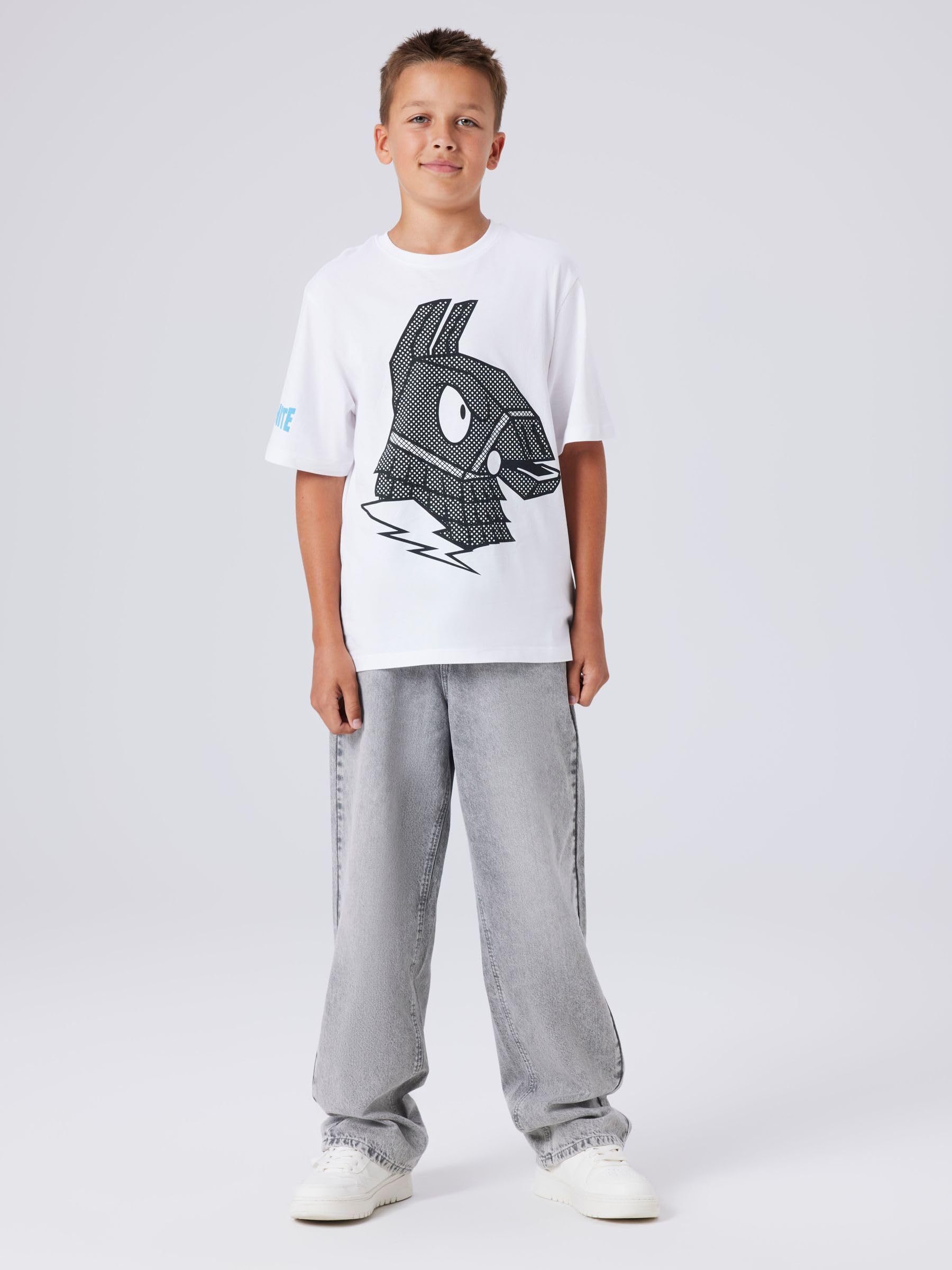 Jungen Straight Fit Jeans – 100% Baumwolle Denim Hose – Klassische Regular Fit Kinderjeans