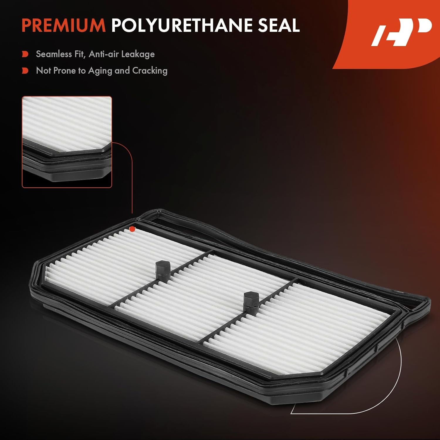 A-Premium 2-PC Engine Air Filter Compatible with Hyundai Elantra 2021 2022 2023, 1.6L, Replace# 28113BY100AS, 28113BY100