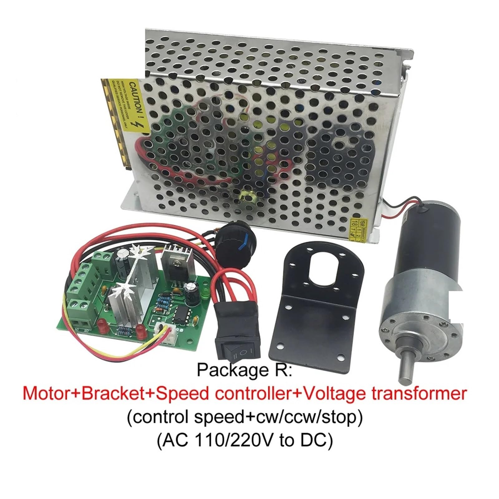 SZRDBHAUJO DC Gear elektronischer Anlasser 12 Volt Reductor electronic starter Hohe Geschwindigkeit Hohes Drehmoment 24V JGB37-3157 Paket R 24V 30rpm