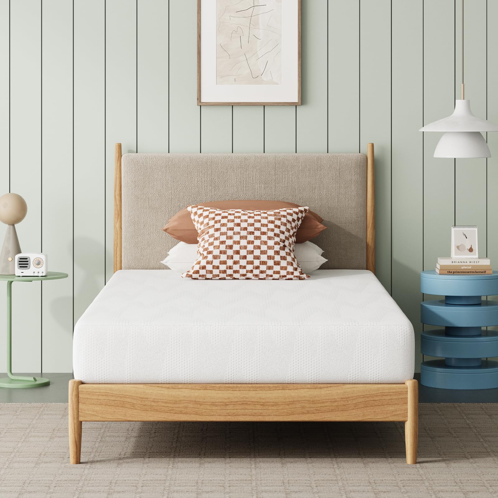 Novilla Twin Bed Mattress, 8 Inch with Gel Memory Foam