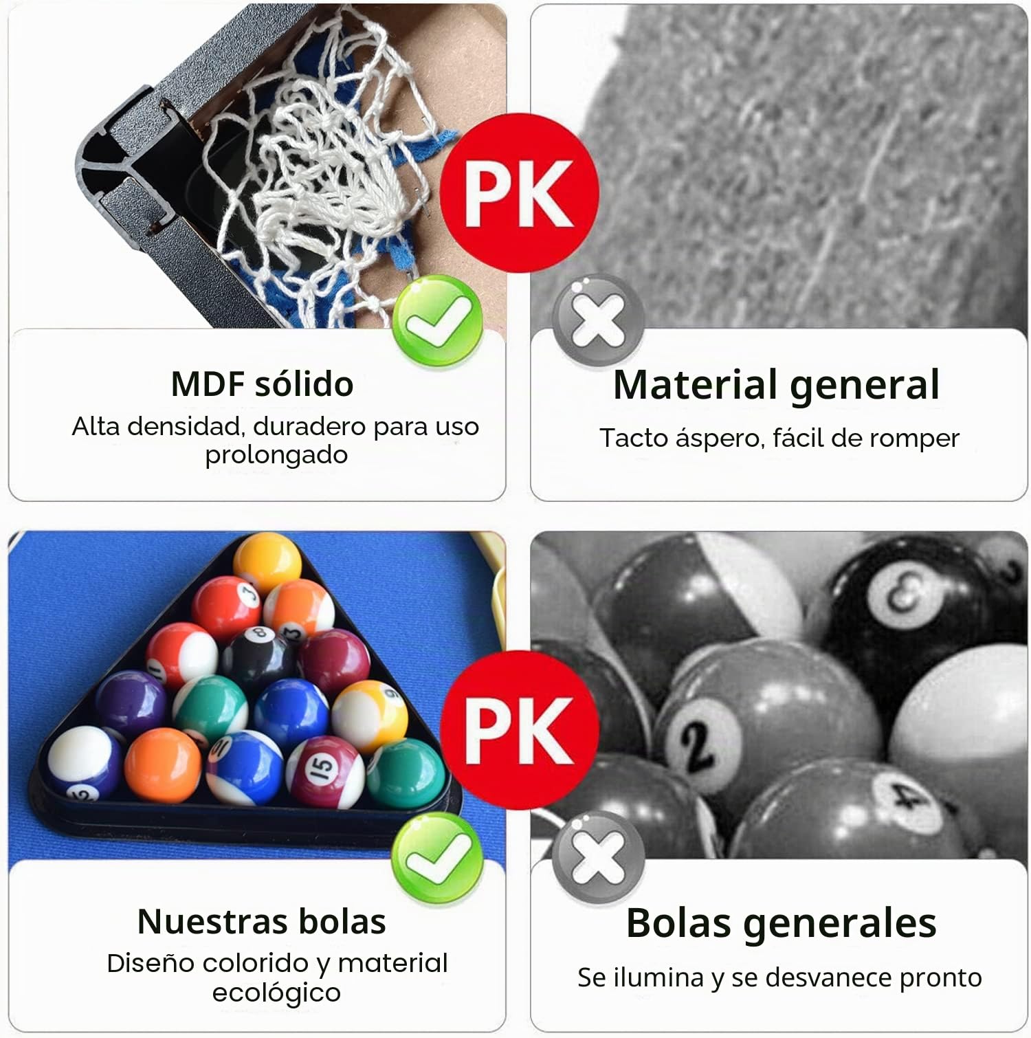 OYE Mesa de juegos combo 3 en 1 de 55 pulgadas, mesa de billar/billar plegable, mesa de hockey, mesa de ping pong con todos los accesorios