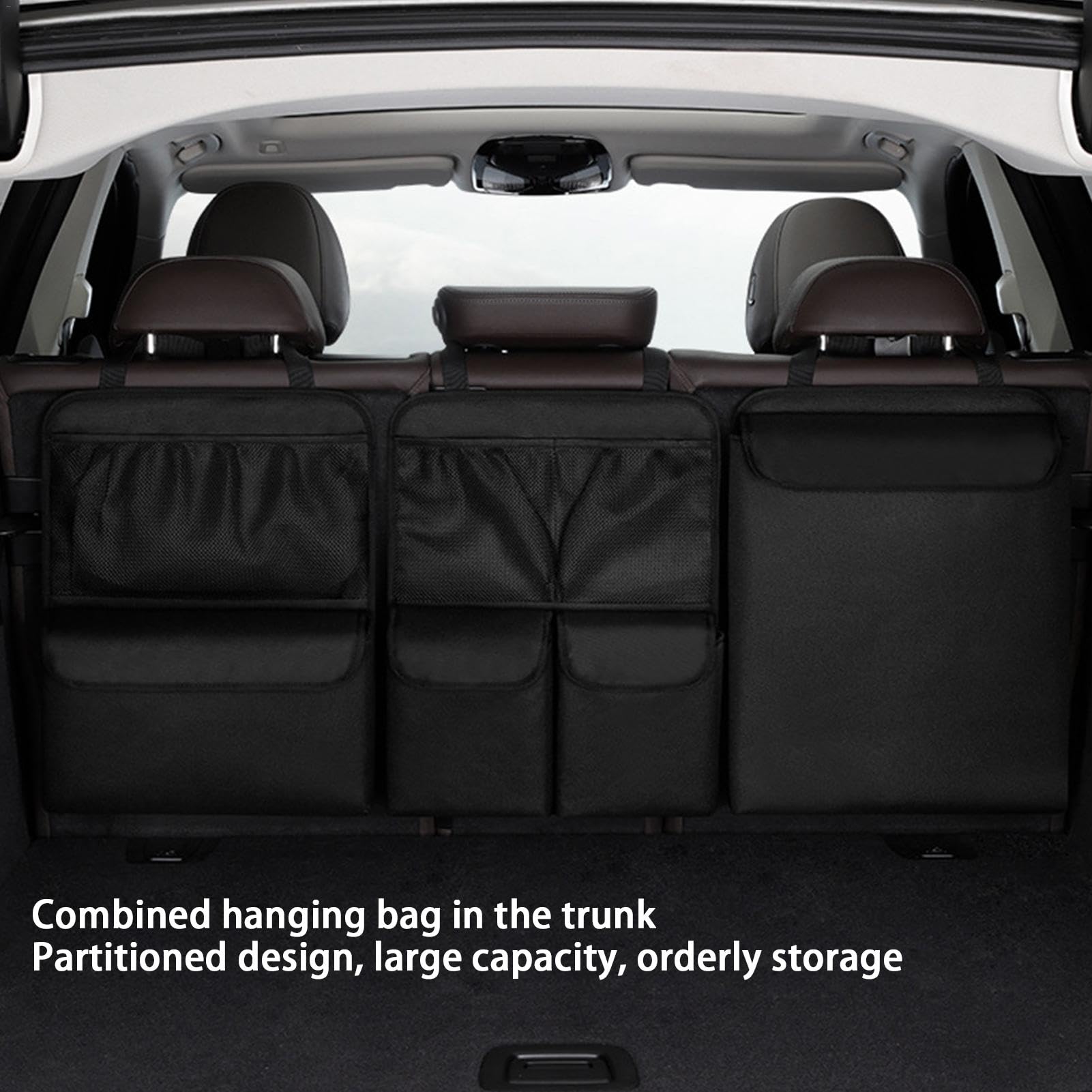 Organizzatore portaoggetti per auto, organizer per sedili auto | borsa multifunzione per auto, contenitore da appendere, contenitore multifunzione per la combinazione posteriore 'auto