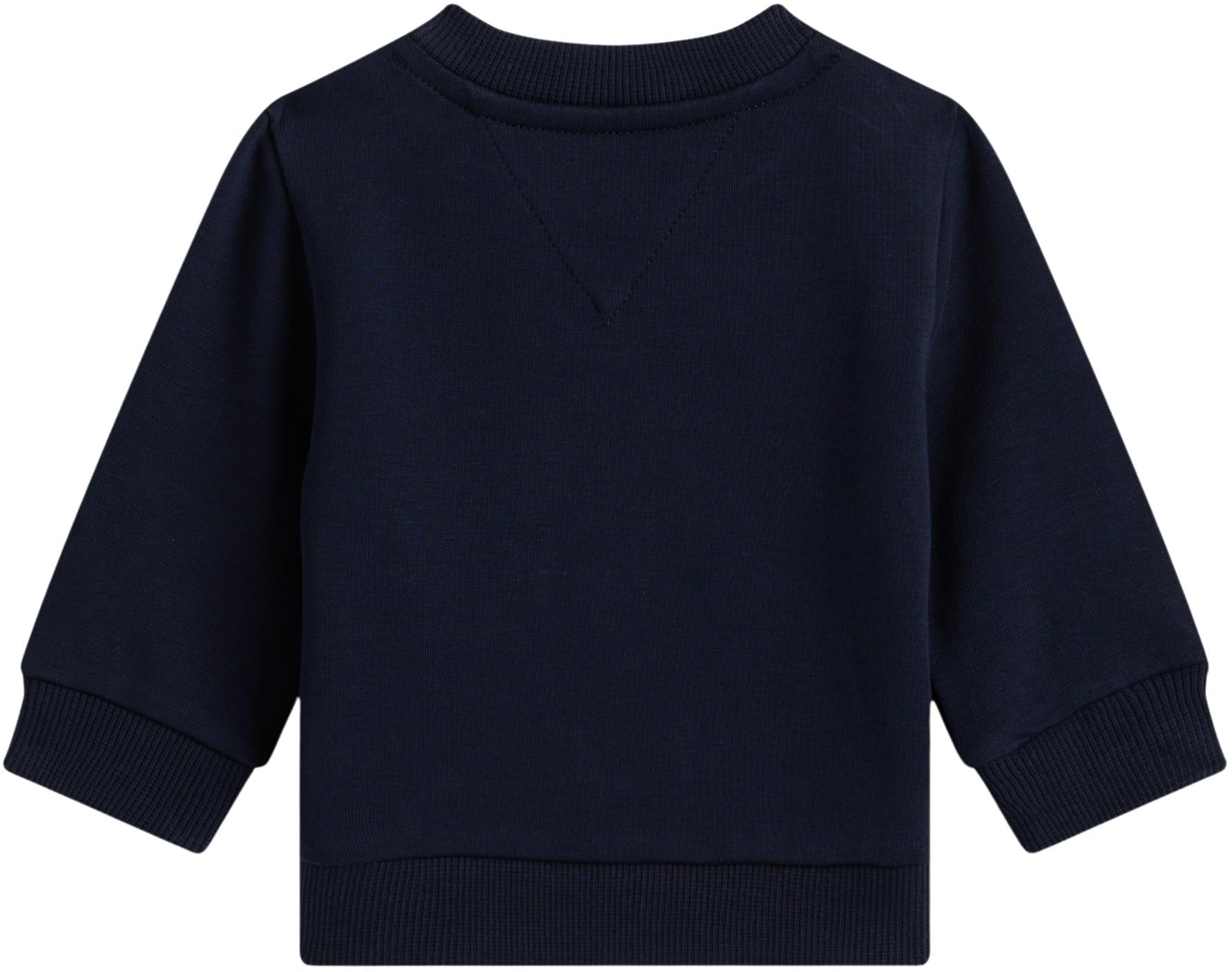 Tommy Hilfiger Sudadera Bebés Essential con Cinturilla de Punto Acanalado, Azul (Dark Night Navy), 56