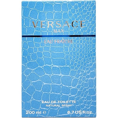 Versace Man by Versace Eau Fraiche Eau De Toilette Spray Blue 6.7 oz Men