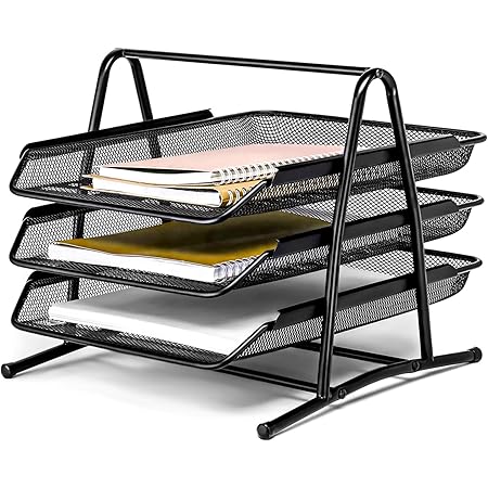 BigTree Esh Letter Tray 3 Tier Desk Letter Filing Trays Holder A4 - View #7