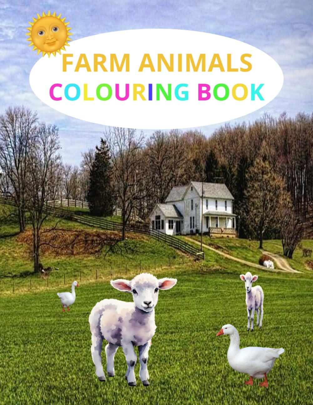 FARM ANIMALS COLOURING BOOK