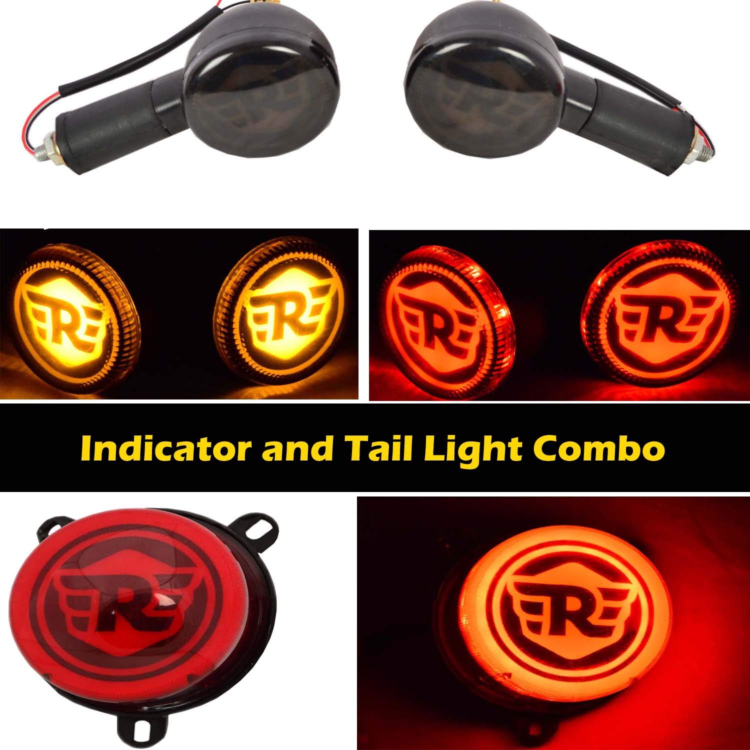 Buy R.J.VON Premium Royal Tail Light and Side Indicator For RE Classic