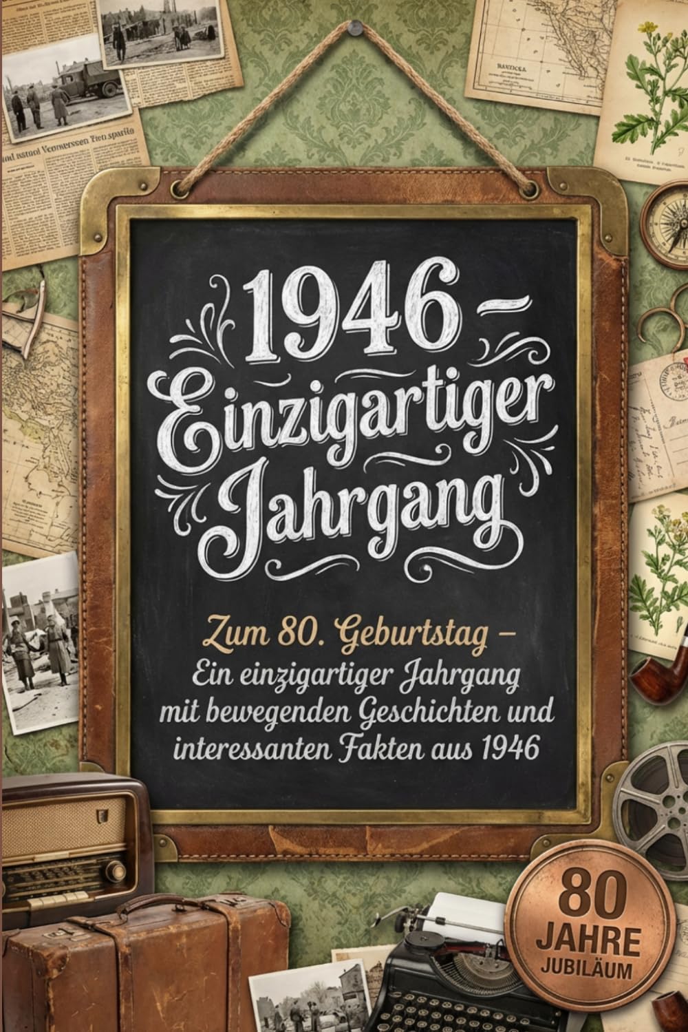 1946 – Einzigartiger Jahrgang: Zum 80. Geburtstag – Bewegende Geschichten und interessante Fakten aus dem Jahr 1946 | Geschenkbuch für Senioren