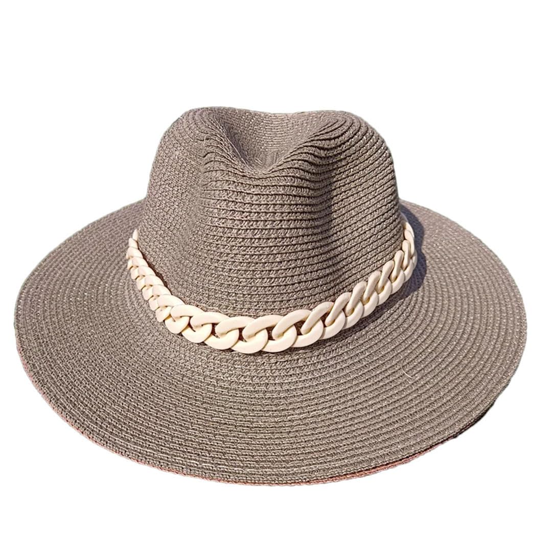 EYRMQWJPC Wide Brim Sun Hat, Women's Paper Straw Sun Hat Multicolor 55-58cm(15)