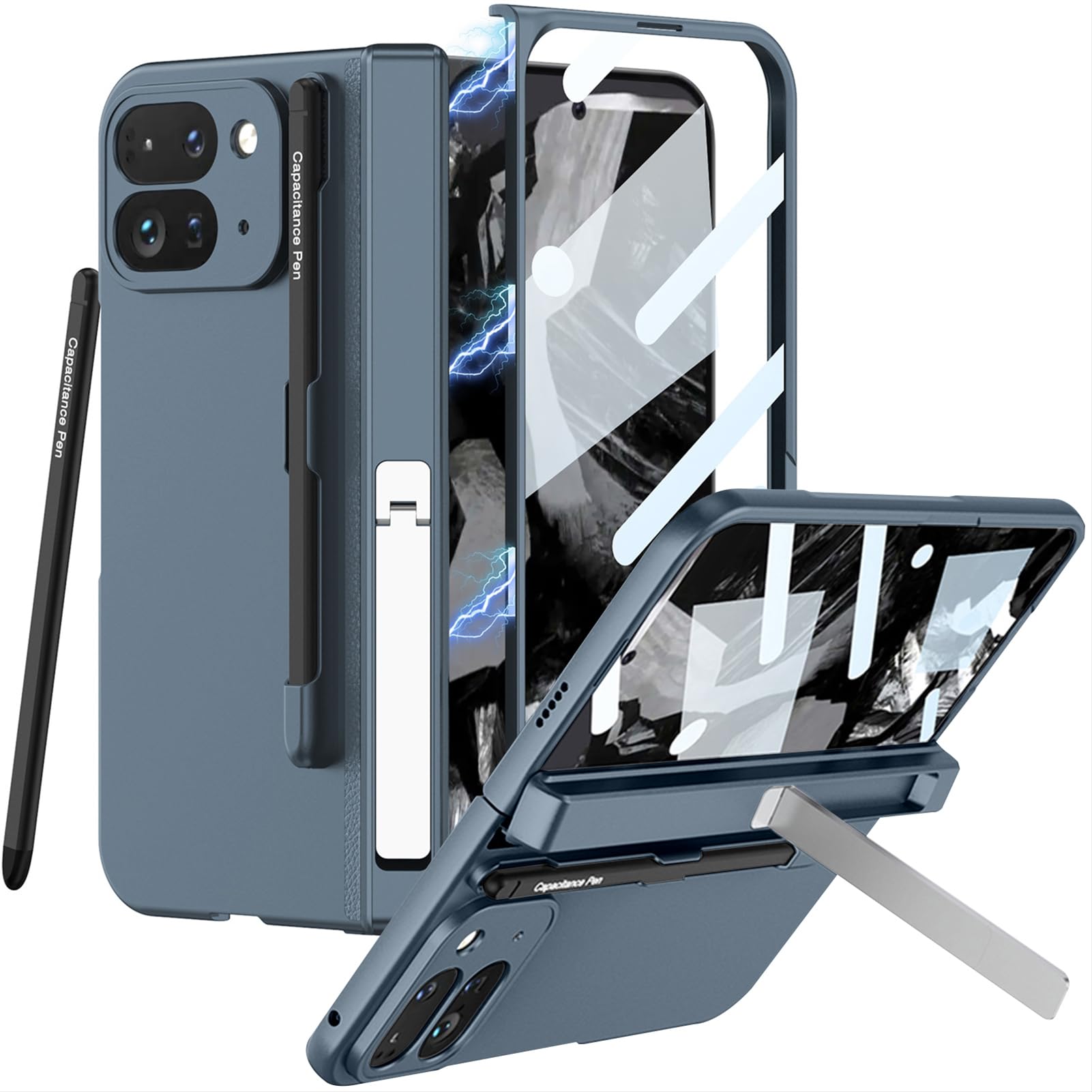 Amazon.co.jp: NINKI適応 Google Pixel 9 Pro Fold ケース タッチペン 