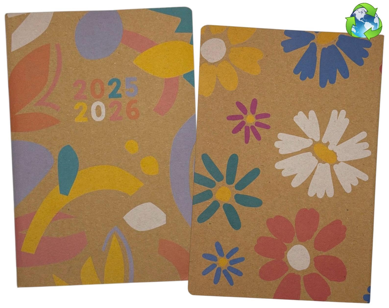 2026-2027 A5 Week to View Academic Diary Mid Year Planner Craft Recycleable, Hello Sun Shine, A5 (148 mm x 210 mm Approx.) - Image 4