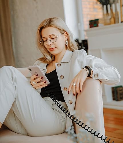 Miniatura 9 de Cable de carga de iPhone para automóvil (3 pies5 pies), paquete de 2 cables Lightning en espiral, certificado MFi de Apple, cable de carga retráctil