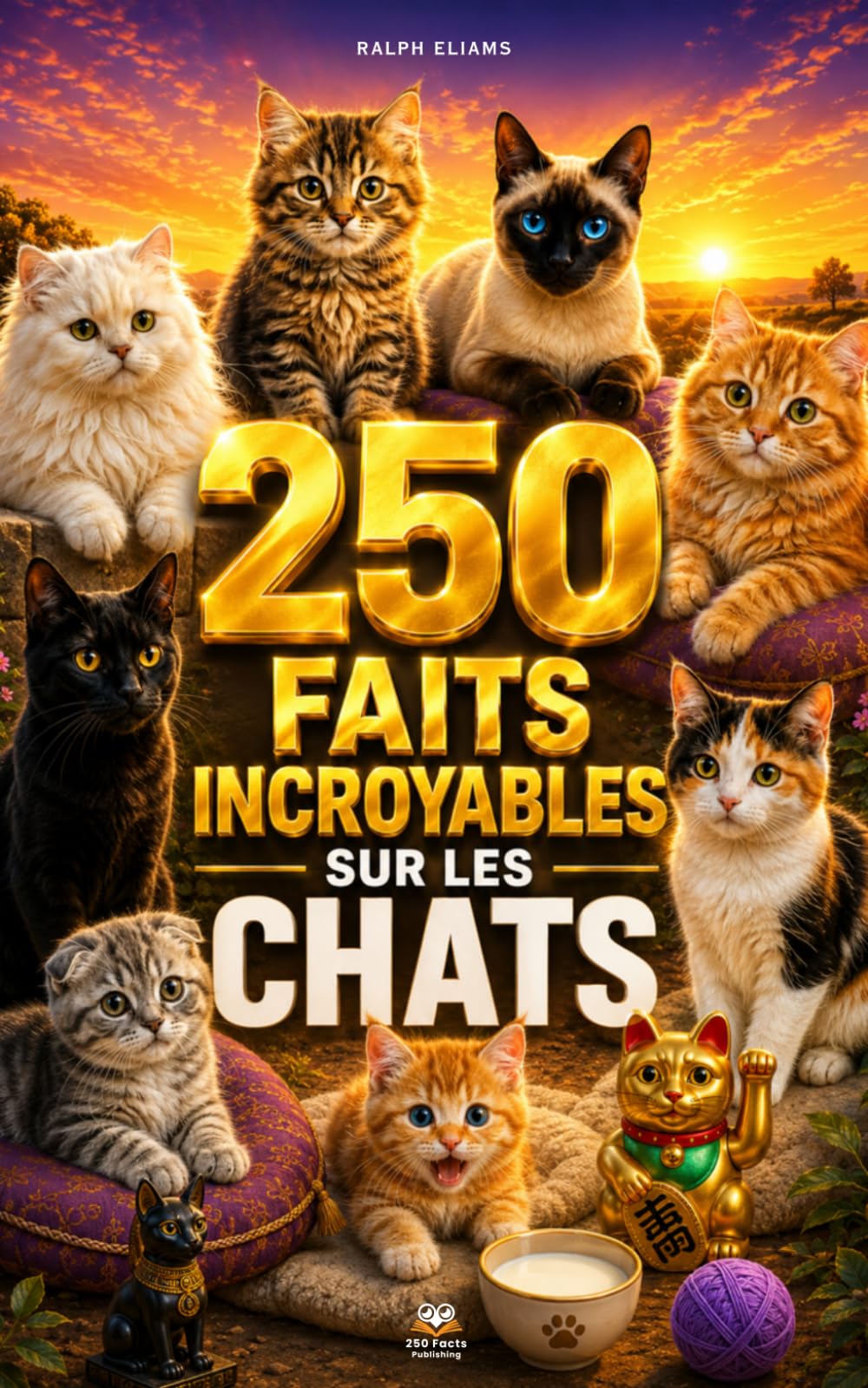 250 Faits Incroyables sur les Chats: Les secrets fascinants des Maine Coon, Siamois, Ragdolls, British Shorthair, Bengals, Chartreux, Sacrés de Birmanie, etc…