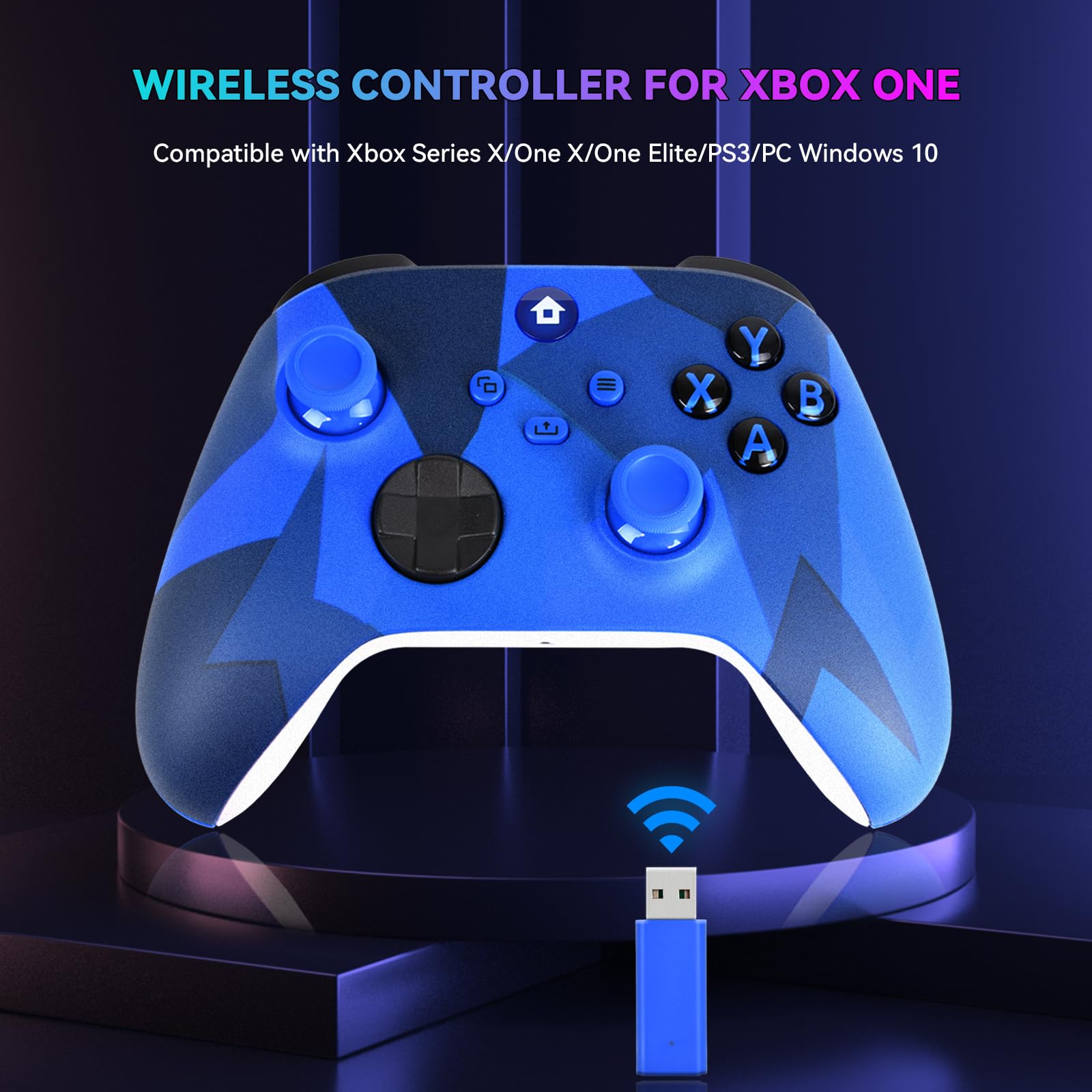 Xbox One Blue Custom Controller