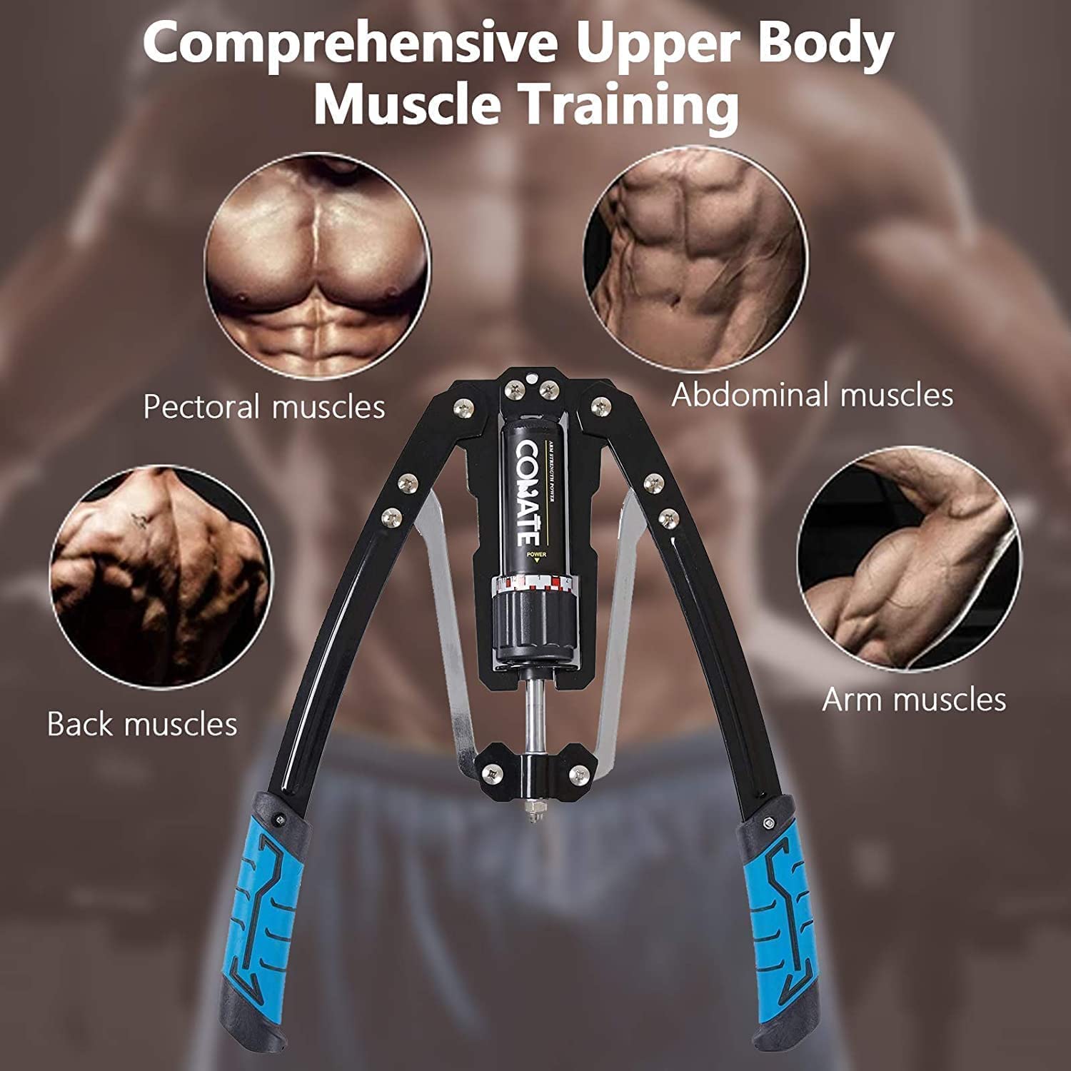 Arm Exerciser, Arm Muscle Training Machine, Adjustable Hydraulic