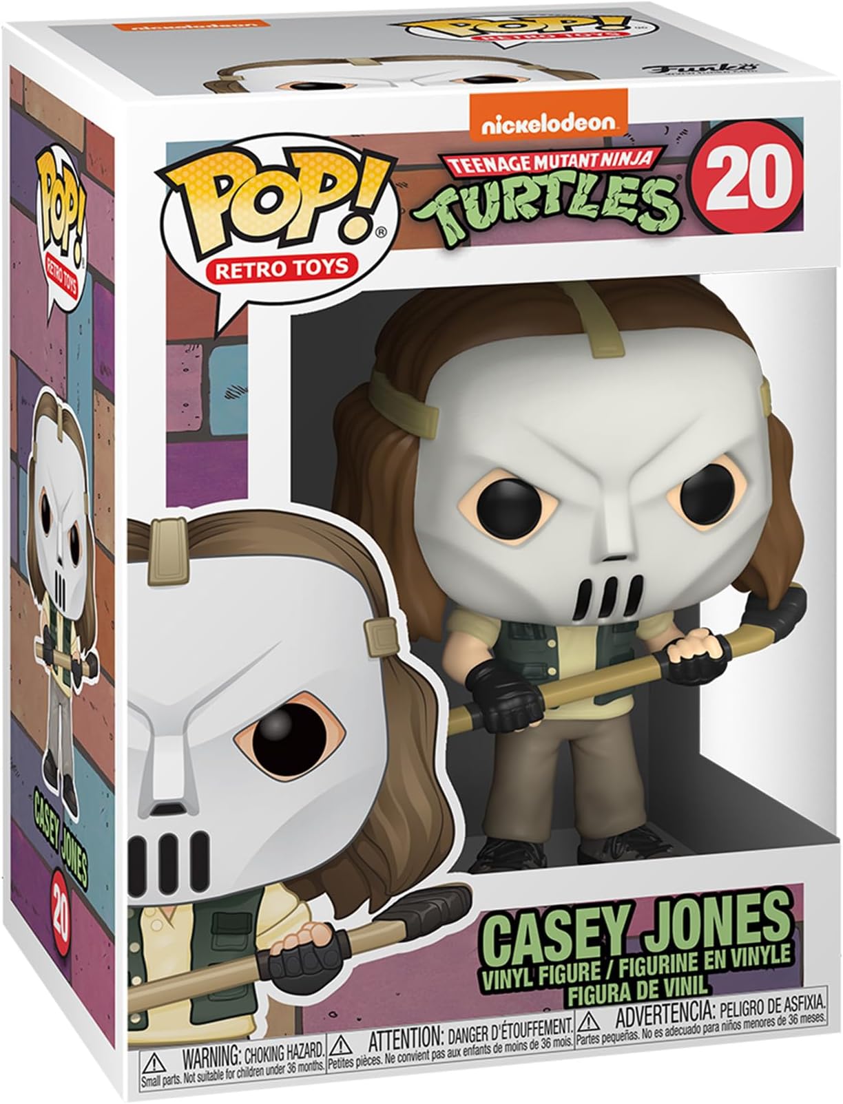 Pop! Vinyl 1990-Casey Jones Teenage Mutant Ninja Turtles - Collectable Vinyl Figure - Gift Idea - Official Merchandise - Toys for Kids & Adults - Movies Fans - Model Figure for Collectors