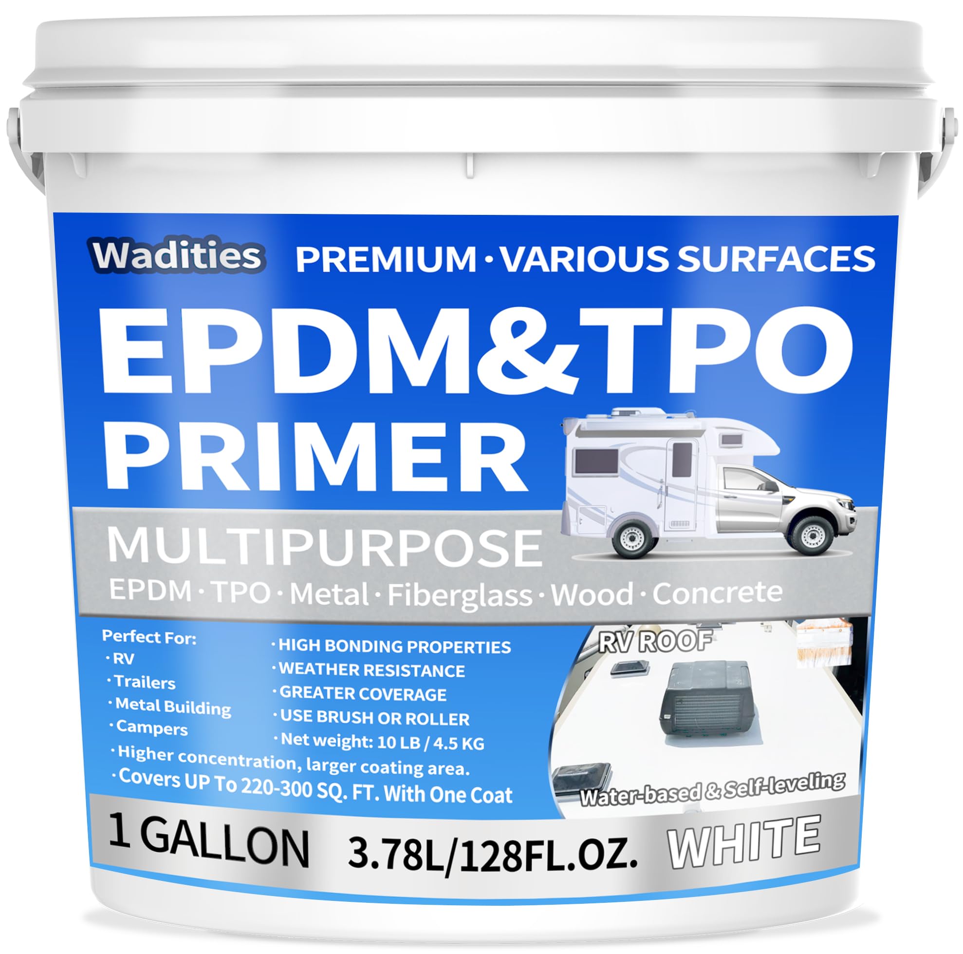 Wadities EPDM and TPO Primer White 1 Gallon