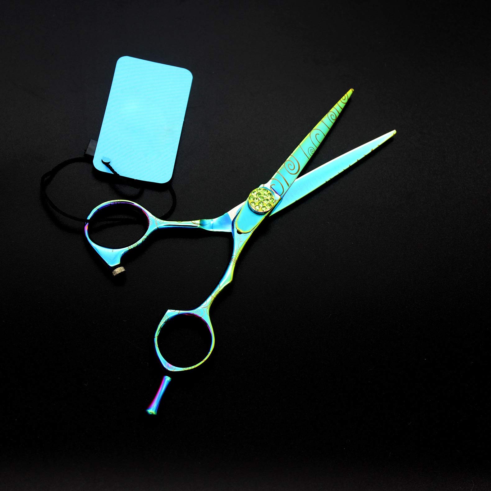 Green Style 6 Pouces Professionnel Ciseaux Cheveux Coiffure Set Barber Coupe Cisailles Enfant Hommes Et Femmes Sécurité Utilisation