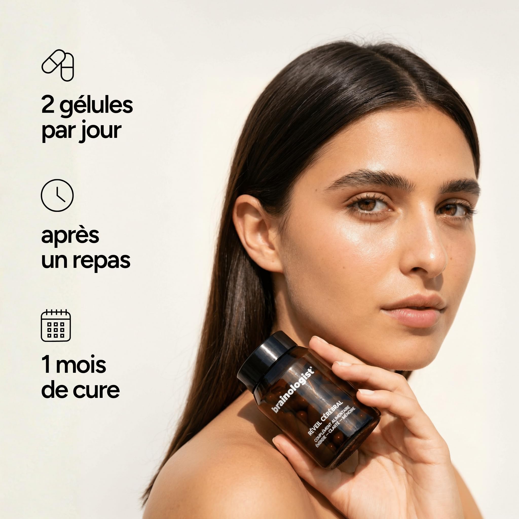 Réveil Cérébral 30J – Énergie Durable & Clarté Mentale – Tulsi Guarana Magnésium – Anti-Fatigue & Mémoire – Formule Naturelle & Scientifique – Fabriqué en France