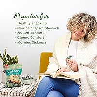 Vista 4 de The Ginger People Gin Gins Original Ginger - Caramelos masticables, bolsa de 1lb, 16oz