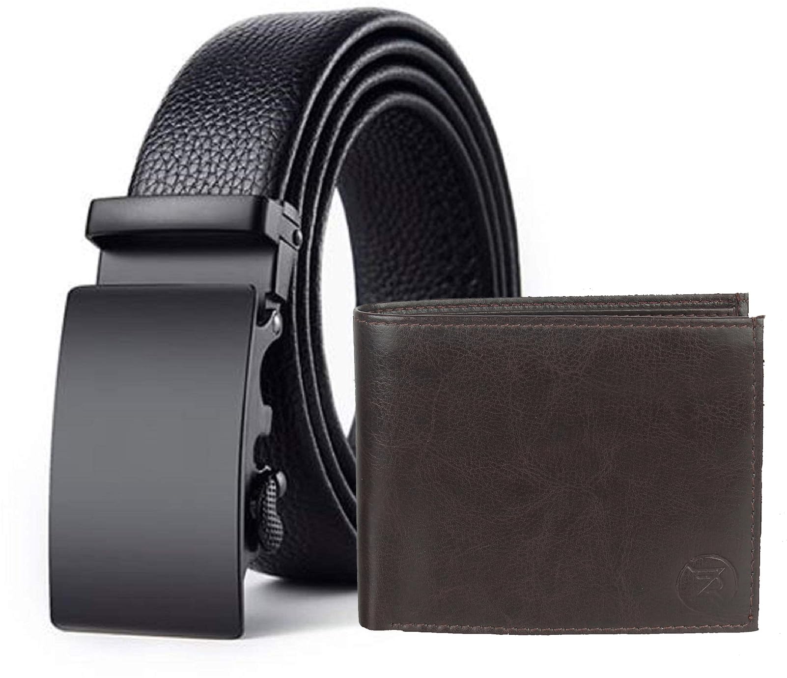Men's Vegan Leather Belt and Wallet for Men | Formal/Casual-image-47
