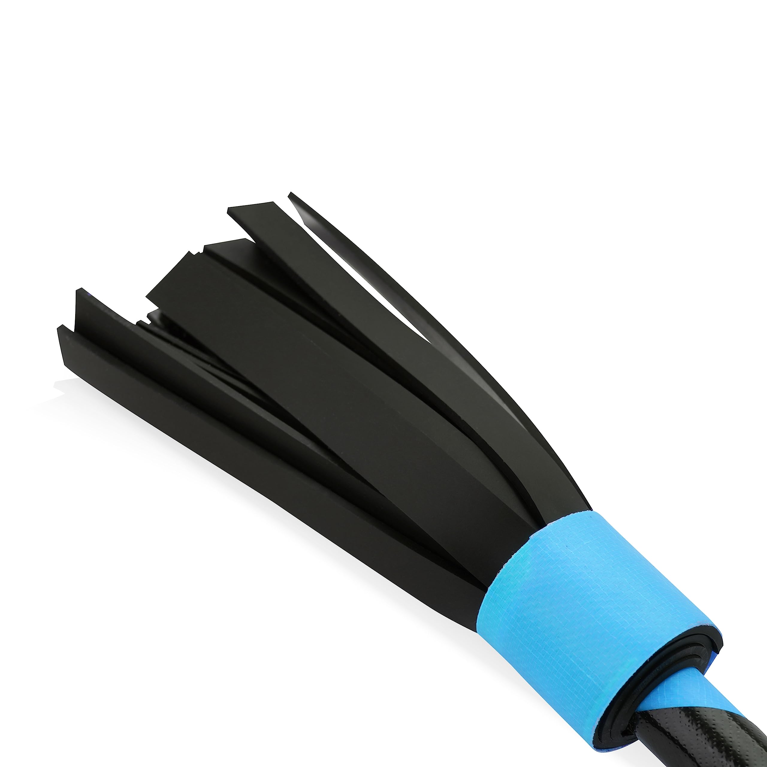 Diabolo Freizeitsport Flowerstick Basic (türkis) - UV reaktiver Flower Stick mit Zwei Glasfaser Handstäben, Hingucker auf Festivals, für Anfänger