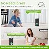 2 Pack Intercoms Wireless System for Home, Full Duplex Room to Room Communication Wireless Intercom for House, Garden, Garage, Upstairs, Business, Offices, 8 Volume Levels 4 Ringtones 1000 Feet Range